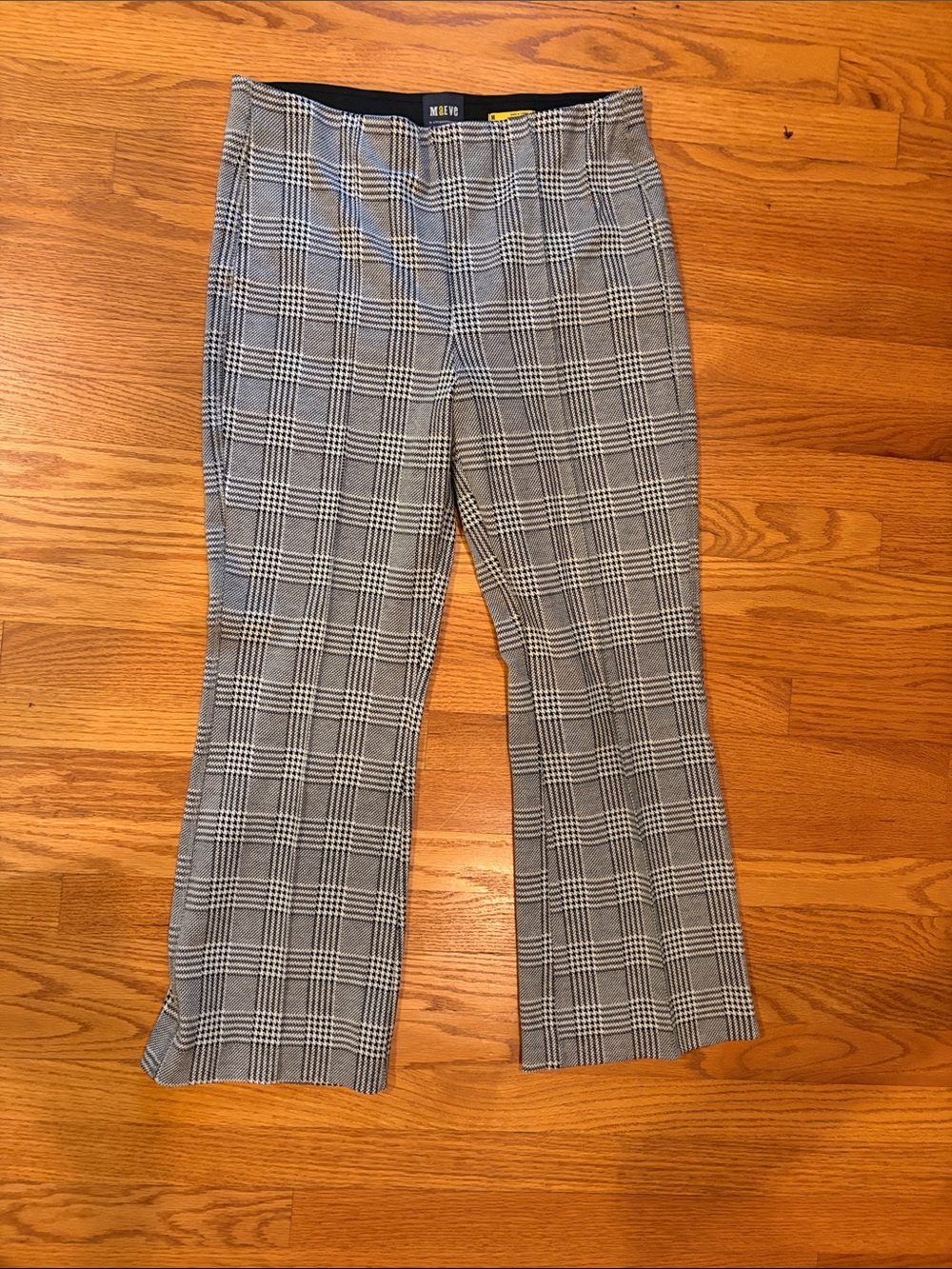 Anthropologie Maeve women’s Gray Plaid Dress Pants